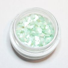 Törtkagyló világos zöld