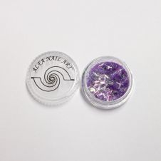 Rövid szál sötét lila