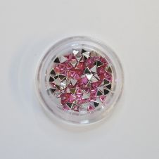 Strasszkõ Háromszög PINK 1