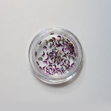 Strasszkõ Félhold PINK 2