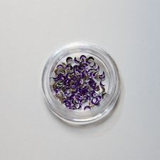 Strasszkõ Félhold LILA 2