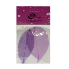 Levél dísz lila